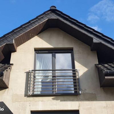Balkon francuski portfenetr rzygownik Standard aluminium