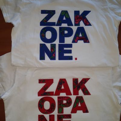 Laserowe wypalanie grawerowanie materiałów, haft, nadruki