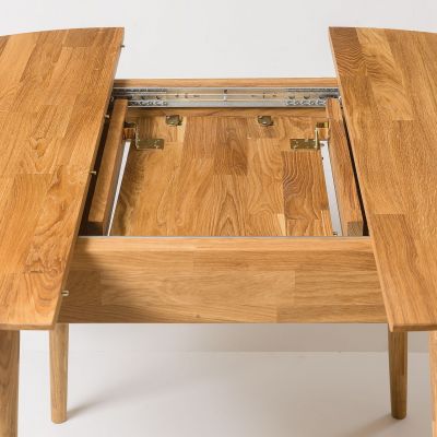 Stół drewniany dębowy rozkładany Fabio