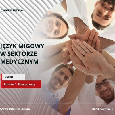 Certyfikowany kurs: język migowy w sektorze medycznym tylko w Cosinus Kraków