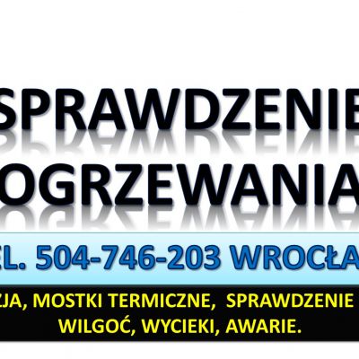 Wykrycie wilgoci., tel. 504-746-203, Wrocław. Termowizja mieszkań, usługi