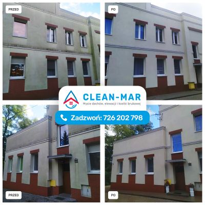 Clean-mar | Mycie dachów, elewacji i kostki brukowej