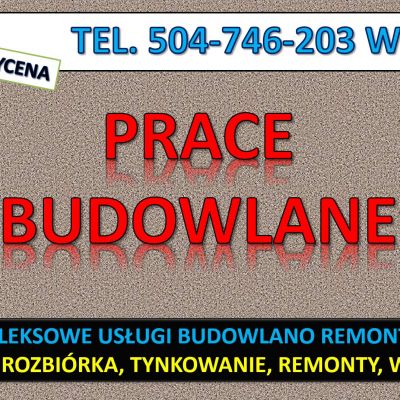 Postawienie ściany, Wrocław, tel. 504-746-203, murowanie cennik usług, murarz
