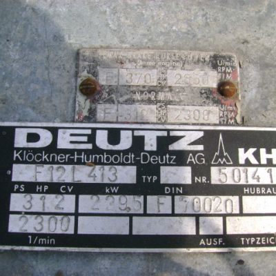 Używane silniki Deutz F12L 413