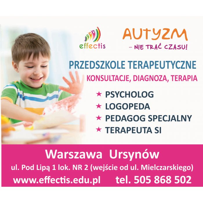 Effectis - PRZEDSZKOLE TERAPEUTYCZNE dla dzieci z autyzmem