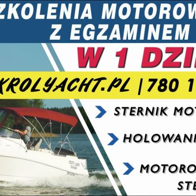 Patent Sternik Motorowodny z egzaminem w1 dzień - Najtaniej - Warszawa
