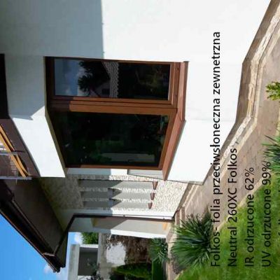 Pruszków -Folia przeciwsłoneczna na okna do domu, mieszkania ,biura- Folkos folia Platine 60XC