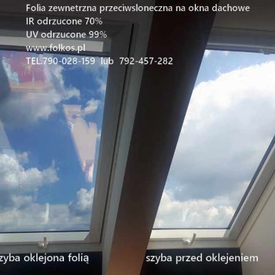Folia przeciwsłoneczna na okna Platine 60XC -Otwock oklejanie szyb folią