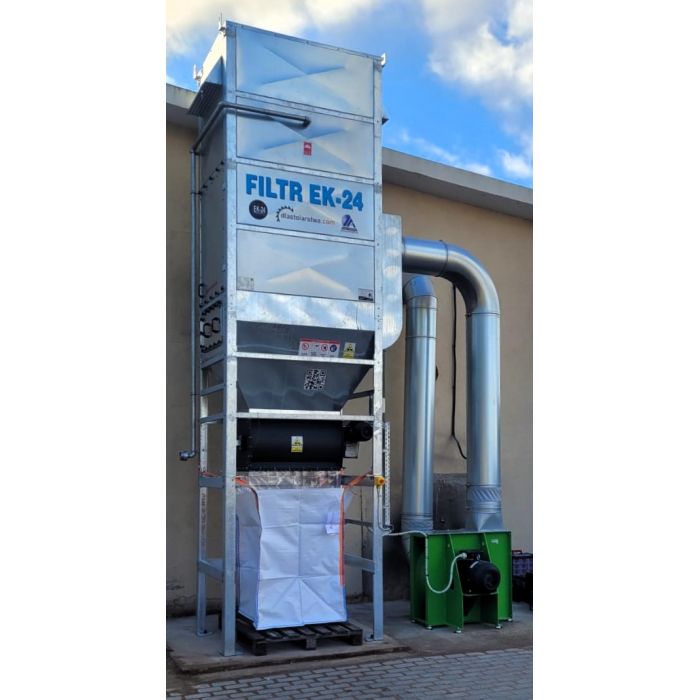 Filtr EK-24/Odciąg trocin o wydajności 9000m³/h -producent