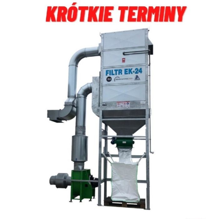 Filtr EK-24/Odciąg trocin o wydajności 9000m³/h -producent