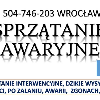 Sprzątanie, tel. 504-746-203, Wrocław, z podrzuconych śmieci i dzikich wysypisk.