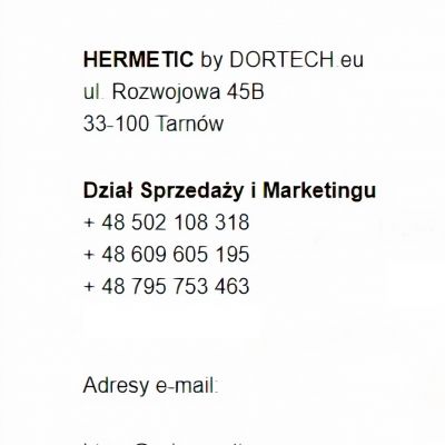 KLEJ TEMPERATUROWY HERMETIC TUBA 22 ml