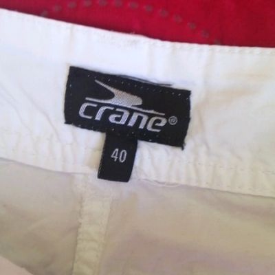 Szorty Damskie Crane Sportowe Białe 40