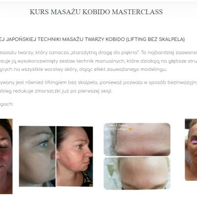 Kurs masażu Kobido Masterclass we Wrocławiu