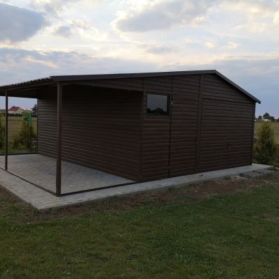 Garaże blaszane, wiaty, hale.