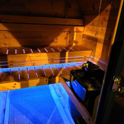 Sauna ogrodowa Oslo sauna z elektrycznym piecem Sauna okragla Beczka