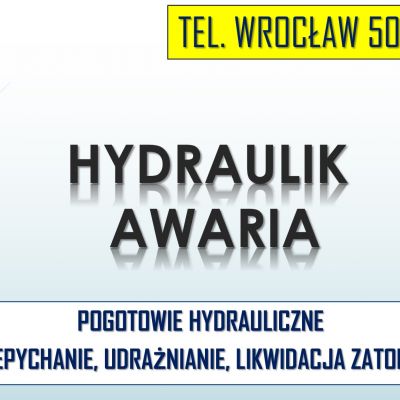 Odtykanie toalet, Wrocław, tel. 504-746-203. Pogotowie kanalizacyjne Cennik