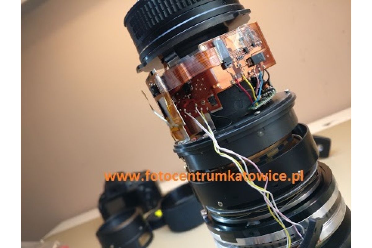 Czyszczenie, konserwacja naprawa obiektywu Canon Nikon Sigma Tamron Katowice Śląsk