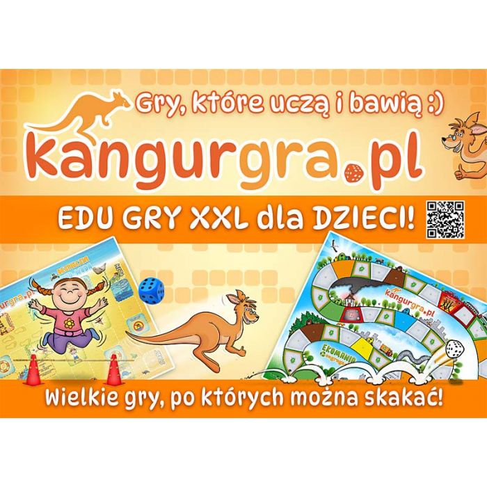 MEGA GRY XXL dla DZIECI do skakania wielki format – KangurGra.pl do nauki i zabawy