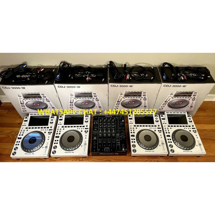 Pioneer CDJ-3000, Pioneer CDJ 2000NXS2, Pioneer DJM 900NXS2, Pioneer DJ DJM-V10 , Pioneer CDJ-TOUR1 , Pioneer DJM-TOUR1,  Pioneer DJ XDJ-RX3, Pioneer XDJ XZ, Pioneer DJ DDJ-REV7, Pioneer DDJ 1000, Pioneer DDJ 1000SRT