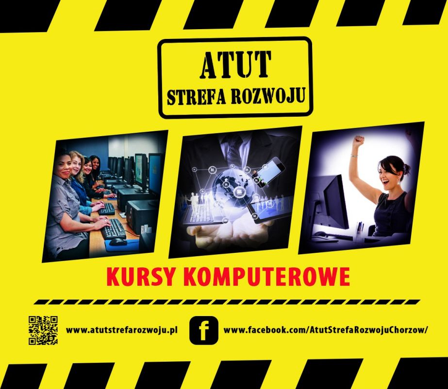 Kurs " Obsługa komputera z internetem od podstaw" w ATUT Strefa Rozwoju Chorzów !