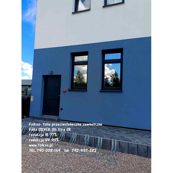 Folie przeciwsłoneczne Otwock i okolice -OKlejamy okna, drzwi, witryny, świetliki -Folia SILVER 35 Xtra , Tytan 275XC, Chrome 285XC