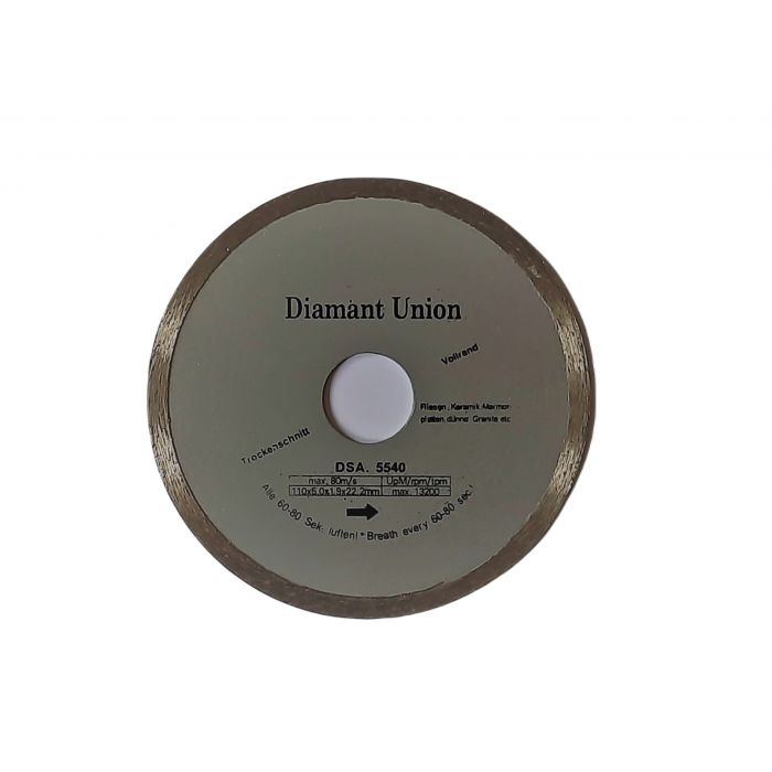 Tarcza diamentowa ciągła do glazury Diamant Union DSA. 5540