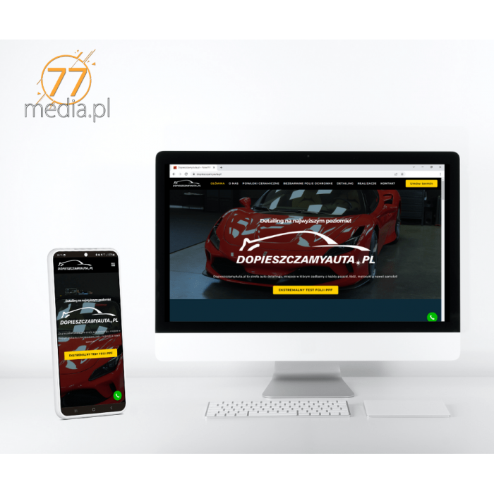 Stwórz wyjątkową witrynę internetową lub sklep online przy współpracy z 77media.pl!