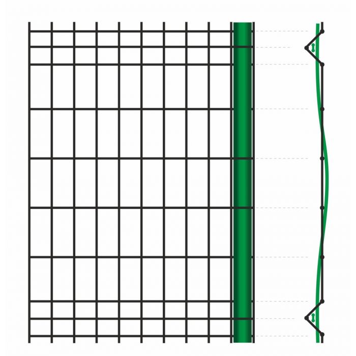 Osłona do paneli ogrodzeniowych 3D 123x250 słomkowy
