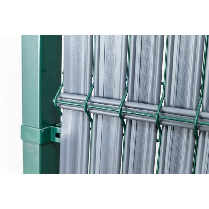 Listwy pionowe do ogrodzeń 3D 153X250 szare