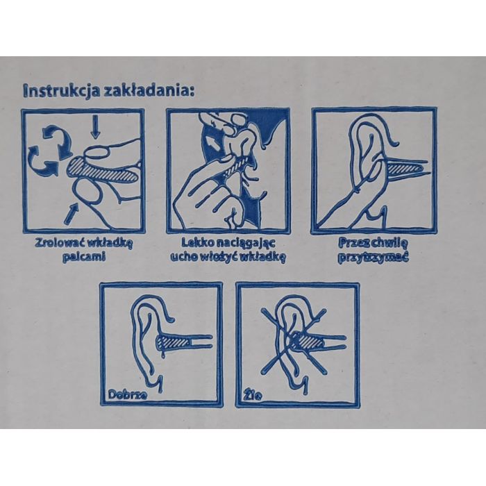 Zatyczki, stopery do uszu 200 par ( 400 szt)