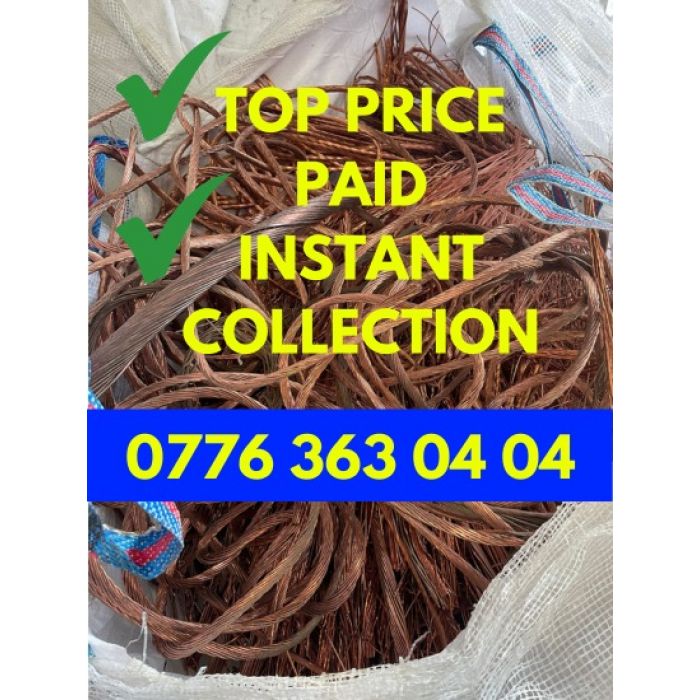 Scrap Metal Buyer/Collection Top Price Paid | Copper, Brass, Cables, Lead Zinc etc