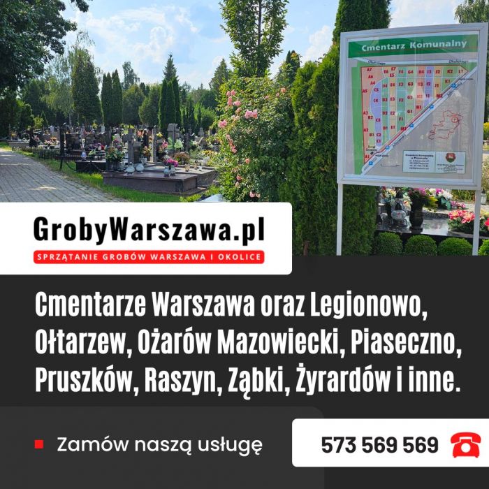 Sprzątanie grobów Legionowo, opieka nad grobami
