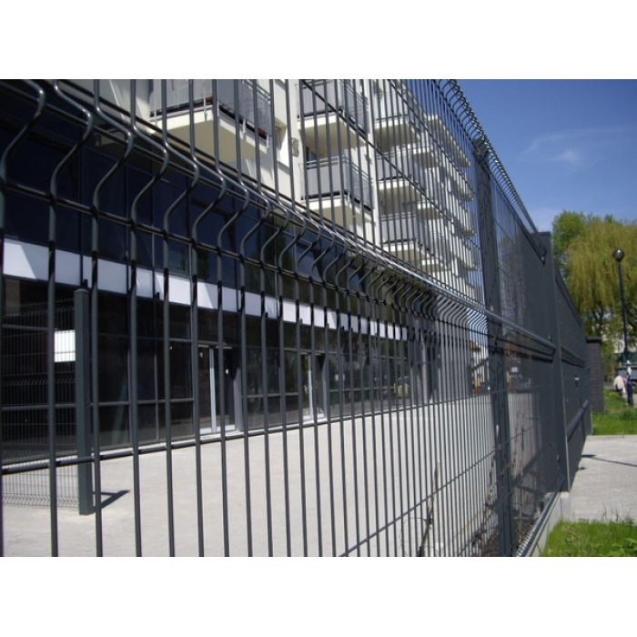 ogrodzenie panelowe panele panel 2500x1230 fi 4 grafit