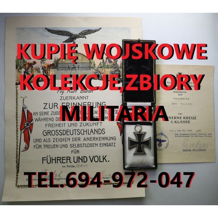 KUPIĘ WOJSKOWE STARE ODZNACZENIA,ODZNAKI,MEDALE,ORDERY,MILITARIA TELEFON 694972047