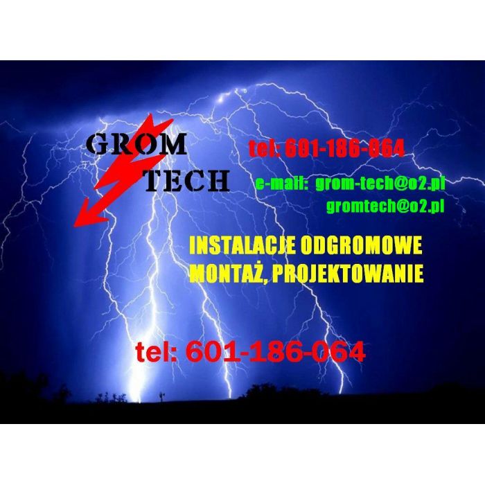 ODGROMOWA INSTALACJA LUBLIN ZAMOSC LUBARTOW TOMASZOW PIORUNOCHRON MONTAŻ 601186064