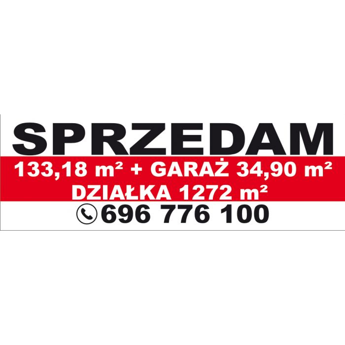 SPRZEDAM DOM 133,18m² + garaż 34,90m² Z DZIAŁKĄ 1272m² SOCHACZEW