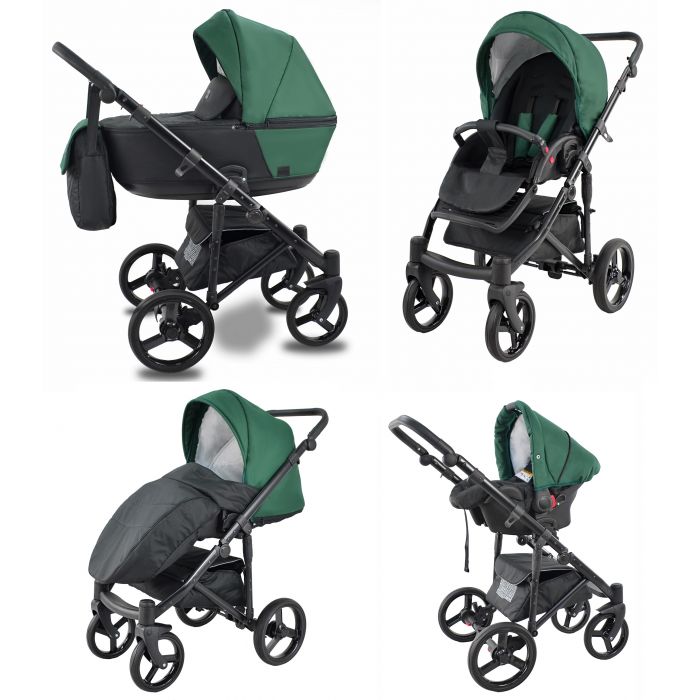 Wózek Dziecięcy Cavo Premium 3w1 Wielofunkcyjny Spacerówka Fotelik