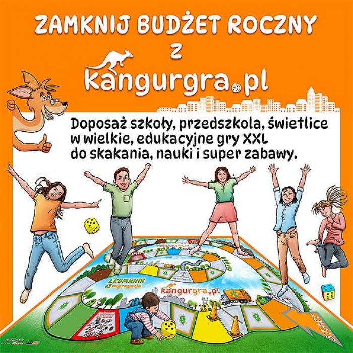 ZAMKNIJ BUDŻET  z GRAMI XXL dla DZIECI od KangurGra.pl