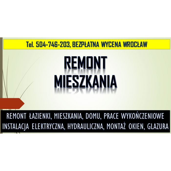 Kompleksowy remont łazienki, cennik tel. 504-746-203, Wrocław  Demontaż wyposażenia
