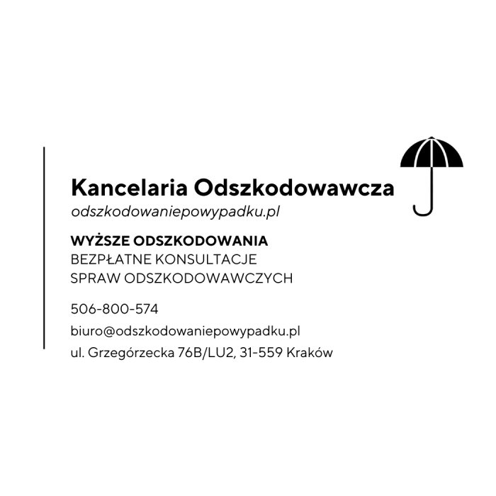 Kancelaria Odszkodowawcza Kraków odszkodowaniepowypadku.pl