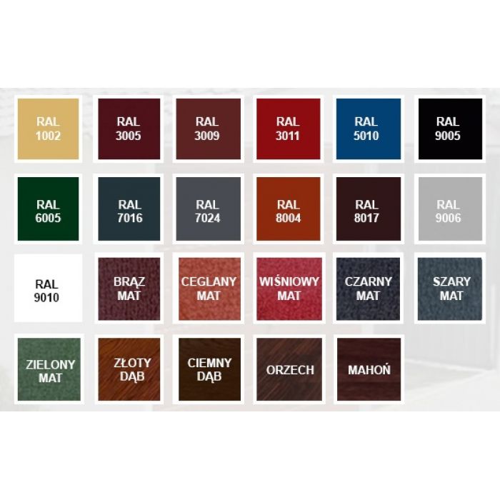 GARAŻ BLASZANY wielostanowiskowy z ZADASZENIEM BOCZNYM - dwuspadowy w kolorze DREWNOPODOBNYM o wymiarach : 9 x6m - Romstal