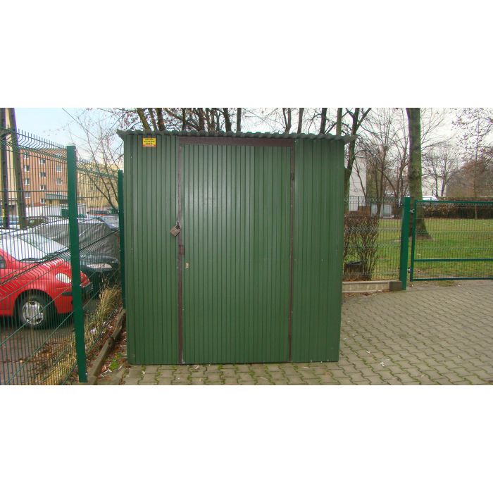 Garażu blaszanego 6x5m DWU-SPADOWEGO - WIELOSTANOWISKOWEGO w kolorze Zielonym - GrzywStal