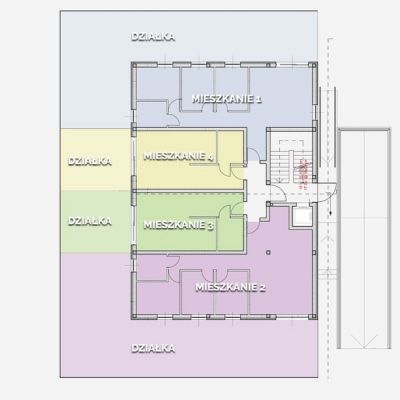 Villa Gliwice Westerplatte - Nowoczesne mieszkania na sprzedaż w spokojnej okolicy 36 m2 Parter Ogródek