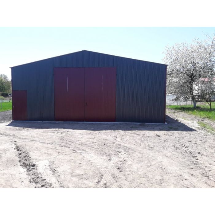 Garaż Blaszany 8x5m z dachem dwuspadowym – GrzywStal
