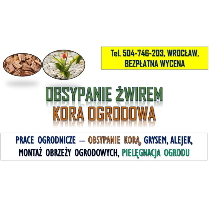 Grys ozdobny, Cena, Wrocław, tel. 504-746-203, Kamienie ozdobne, żwirek do ogrodu