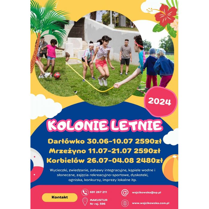 Kolonie morze, góry 2024