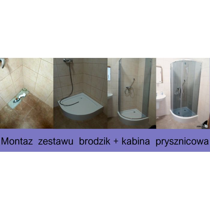 Brodzik,kabina prysznicowa-montaż,naprawa,usuwanie wycieków.