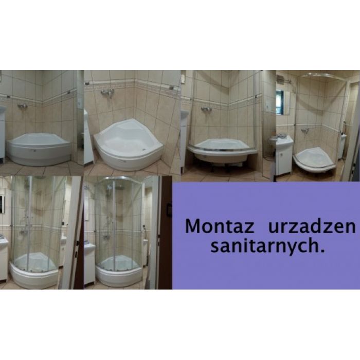 Brodzik,kabina prysznicowa-profesjonalny montaż sanitariatów.