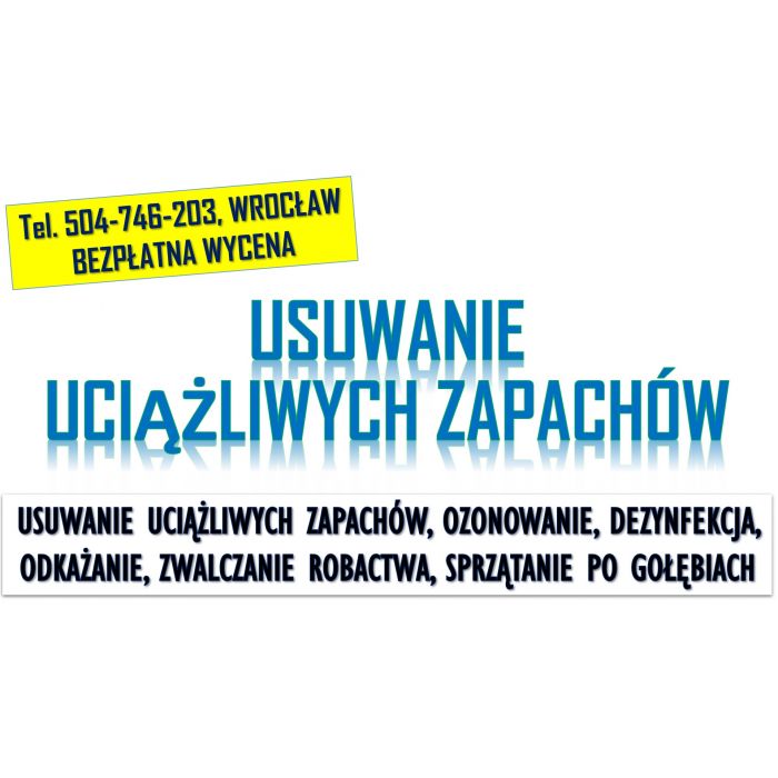 Oczyszczanie powietrza, Wrocław, tel. 504-746-203, ozonowanie mieszkań, cena